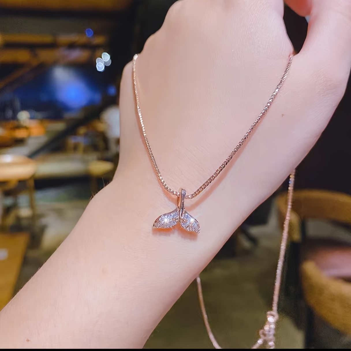Women's Bohemian Ocean Mermaid Pendant Choker Necklace